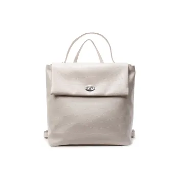 Single Warehouse PU Backpack Regular Women's Ecru/Pink/Blue/Black