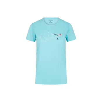 Columbia T Shirt Women's Mint Blue