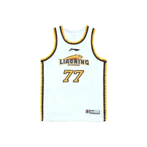 LiNing CBA Collection Basketball Jerseys Star Player Style Liaoning Team Zhang Zhenlin Size 77 Men's White
