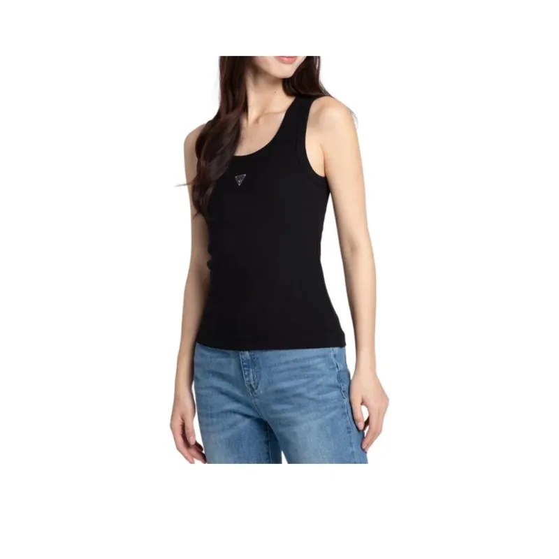 GUESS Tank Tops Women's Black-0