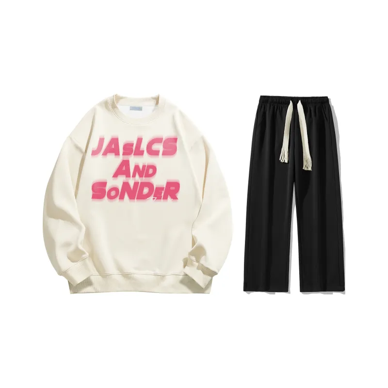 Jaslcs Sweatshirt Sets Unisex-4