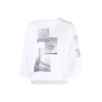 GANNI Basic Cotton Jersey Oversized T Shirt 'Bright White'