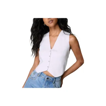 NASTY GAL Tank Tops Women's Ivory