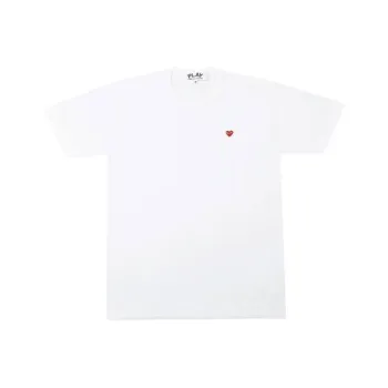 CDG Play T Shirts Women's White