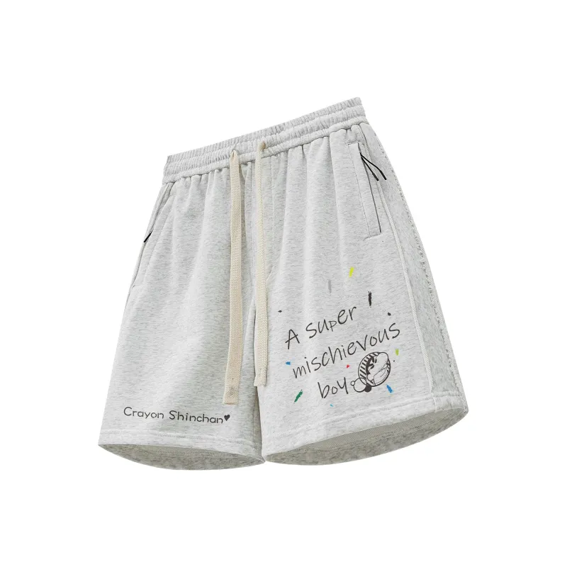 Crayon Shinchan Knee Length Shorts Unisex-6