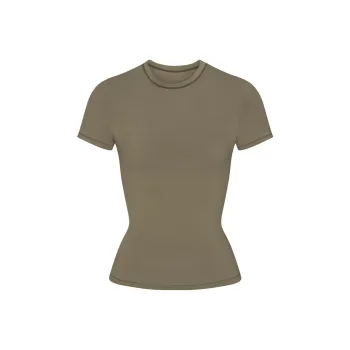 SKIMS T Shirt Women's ARMY/Army Green