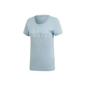 Adidas T Shirts Women's Blue