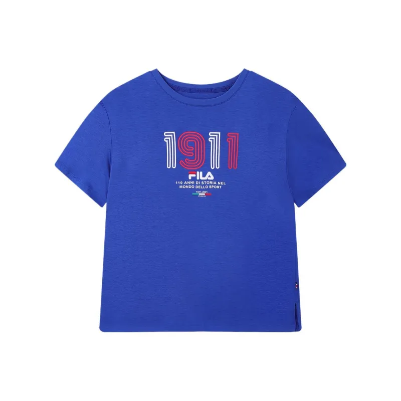 FILA ORIGINALE Regular T-Shirt Women's Diamond Blue-0