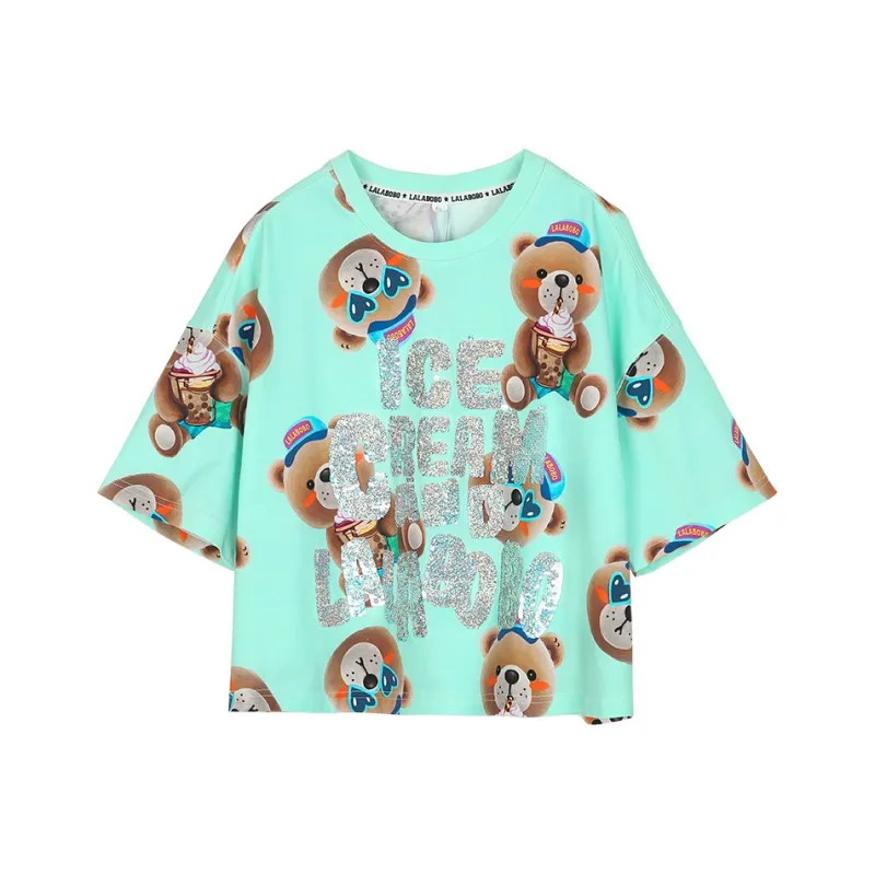 LALABOBO Straight T-Shirt Women's-3
