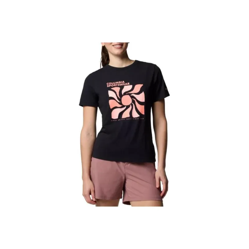 Columbia Sun Trek T-Shirt Women's Black-0