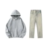 Gray Sweatshirt+Yellow Mud Jeans