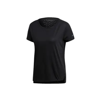 Adidas Set in Sleeve T Shirt Women's Black