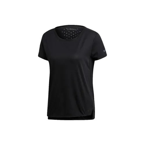 Adidas Set in Sleeve T Shirt Women's Black