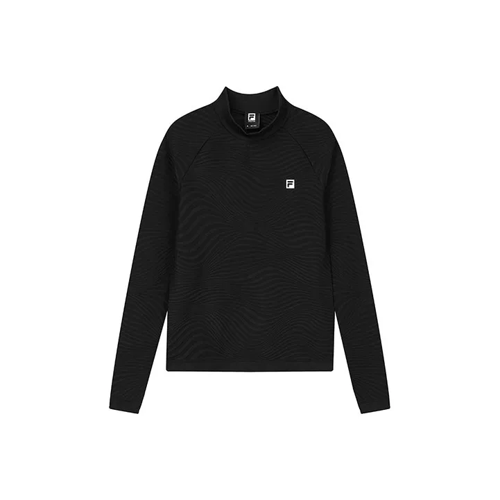 FILA Raglan Sleeve T Shirt Women's Pitch Black-0