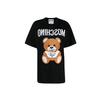 MOSCHINO SS21 Regular T Shirt Women's Black
