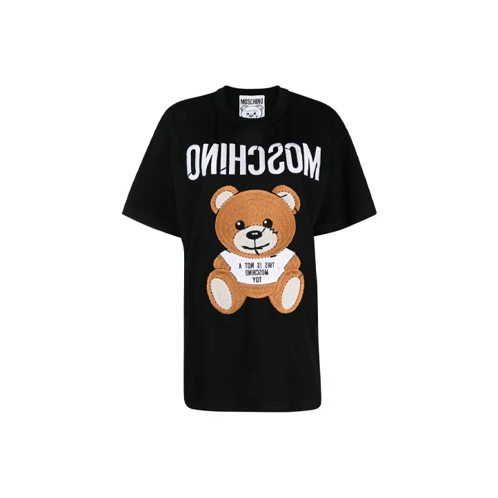 MOSCHINO SS21 Regular T Shirt Women's Black-0