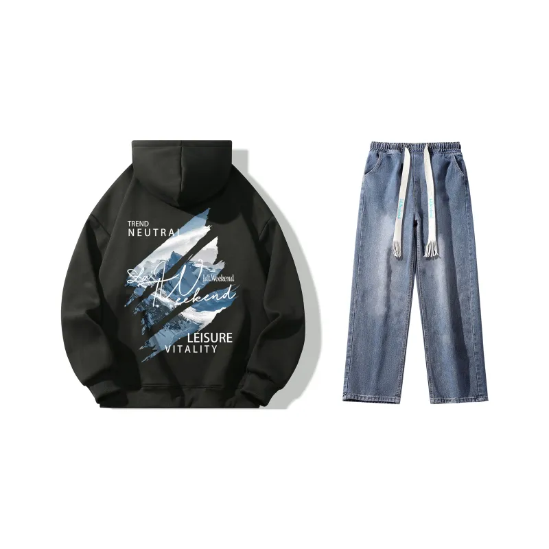 LA'T.WEEKEND Sweatshirt Set Unisex-30