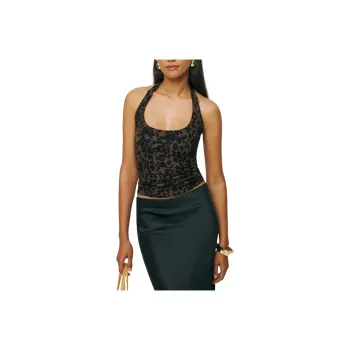 REFORMATION Tank Tops Women's Leopard