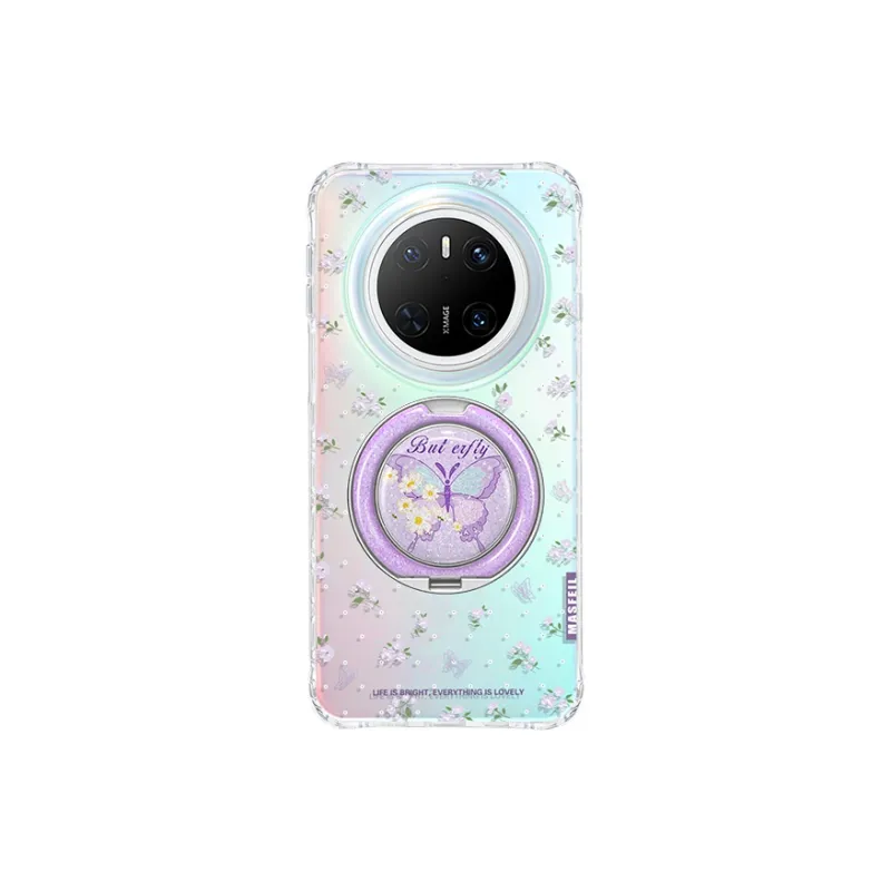 Marsfield Acrylic Material 360 Rotating Iridescent Pivot Case Phone Cases Compatibility With Huawei Mate 70/60 Pro-2