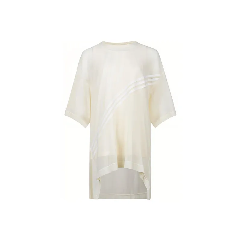 Y 3 Mesh panelling T shirt-0