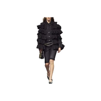 CHANEL 2023/24 Advanced Handcrafted Collection 24 Fall And Winter New Arrivals Tank Tops Women's Black