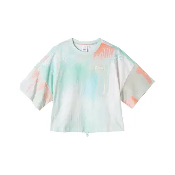 PUMA x POP MART T Shirt Women's White Full Print