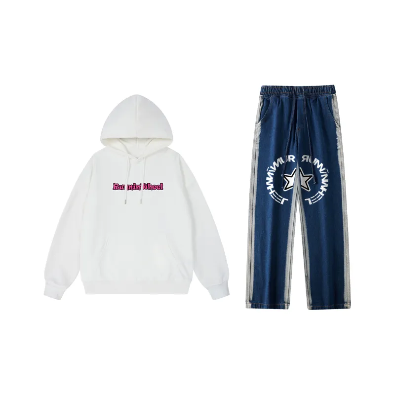 RUNNINWHEEL Sweatshirt Sets Unisex-24
