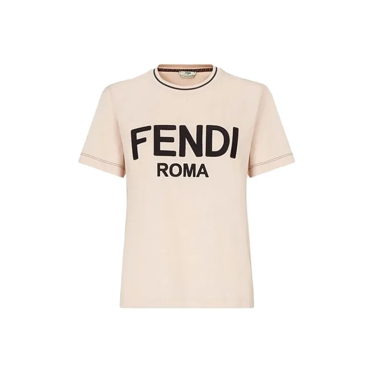 FENDI T-Shirts Women's Pink-0