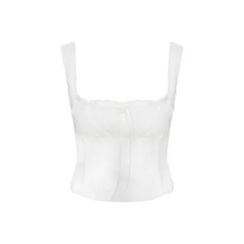 PRINCESS POLLY Tank Tops Women's WHITE/White