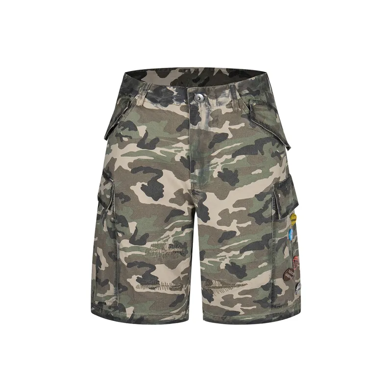 GBXM Cargo Shorts Unisex Camouflage-0