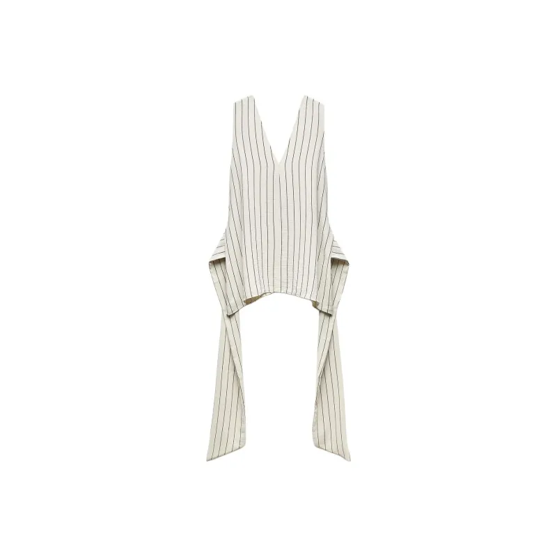 ZARA Tank Tops Women's Stripes-0