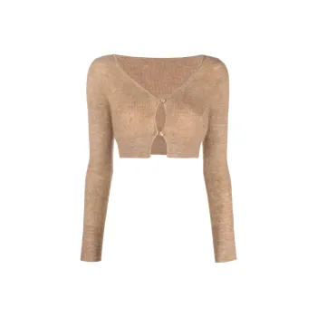 Jacquemus Le Cardigan Alzou Cardigan Light Brown