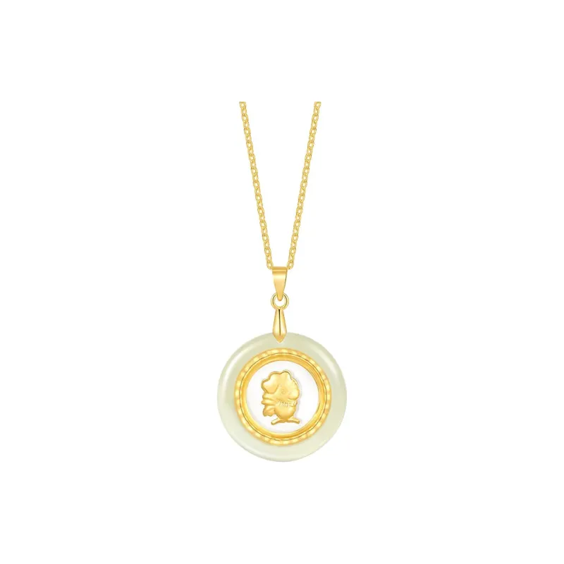 LIU GUI FU JEWELRY Hetian Jade Pendants White Jade Unisex-12