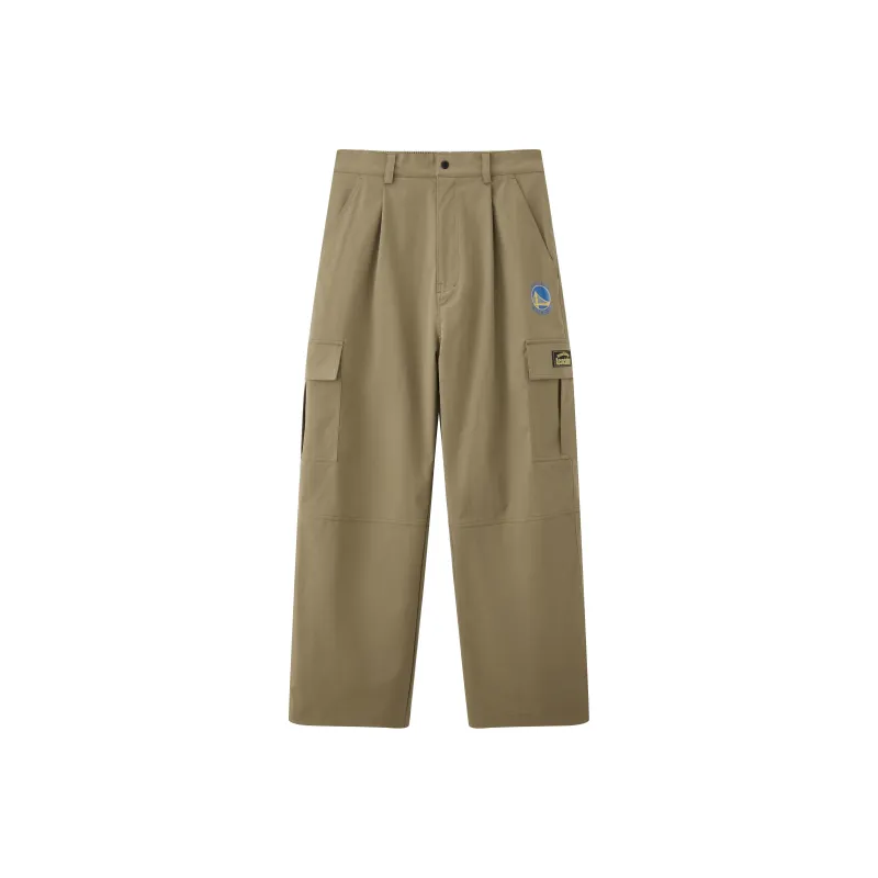 NBA Golden State Warriors Casual Pants Unisex Khaki-0