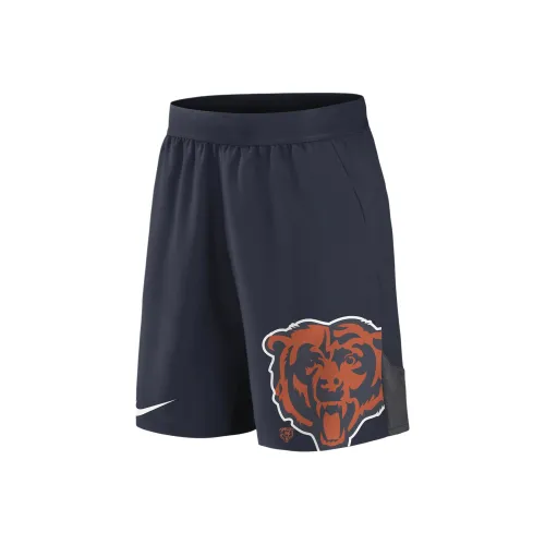 Nike Dri-FIT Stretch Casual Shorts NFL Chicago Bears Men's Marine Blue