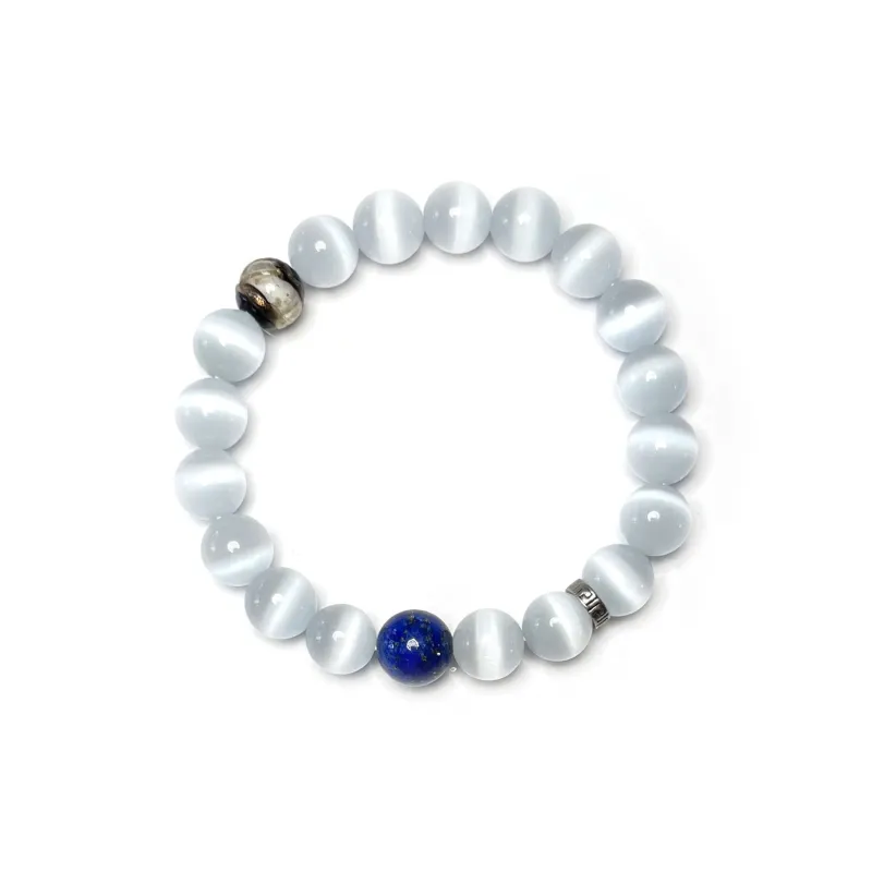 CUIJING Glass Cat Eye Bracelets Unisex-2