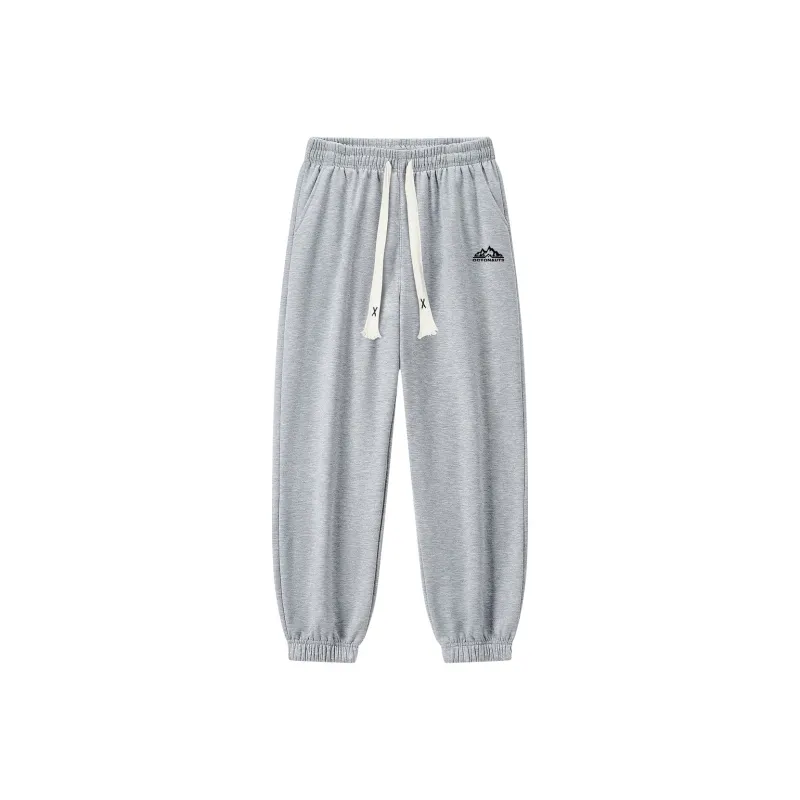 Small Columns Under The Sea Casual Pants Unisex Black-2