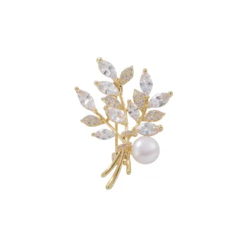VIOLET Copper Alloy Brooches Unisex