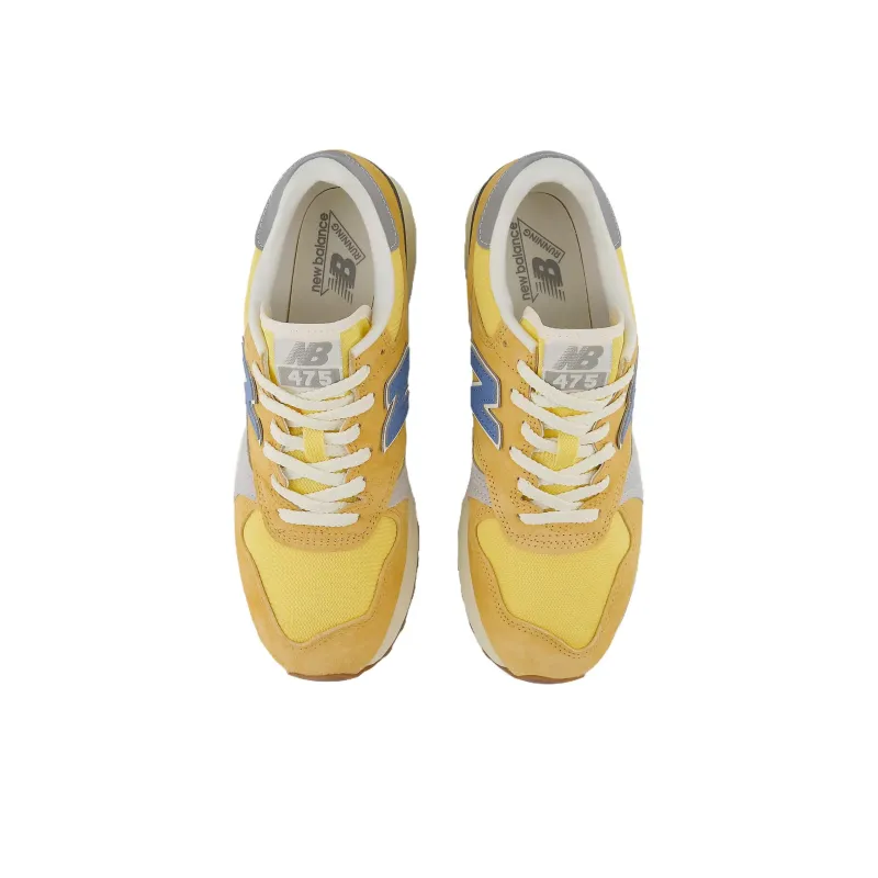 New Balance NB 475 Abrasion Resistant Slip Resistant Low Top Casual Running Shoes Unisex Yellow Gray Blue-3