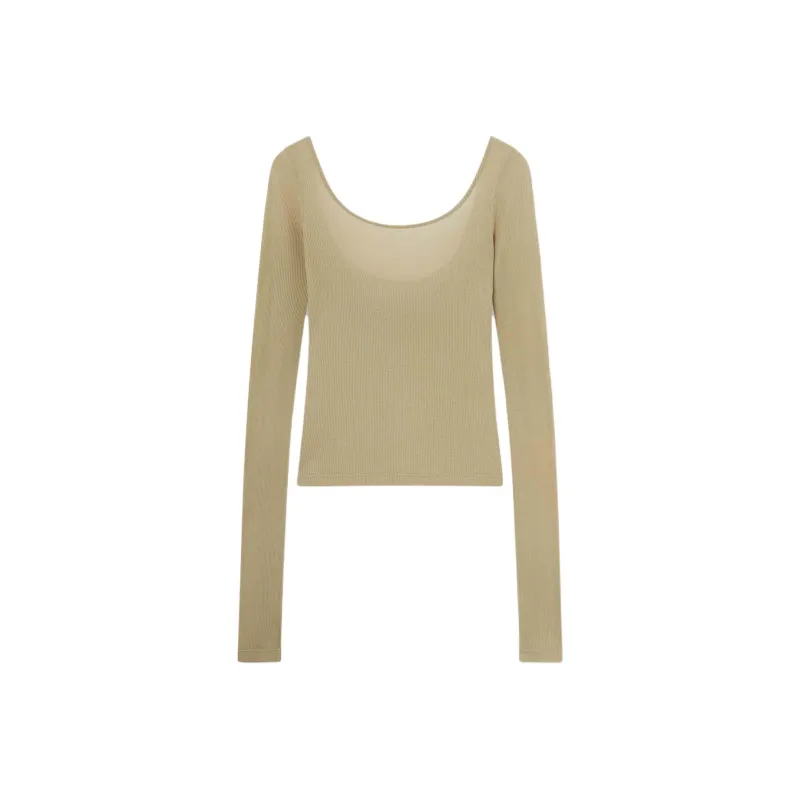 Halfboy Regular T Shirt Women's Wheat Field-0