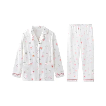 YeeHoO Pajama Set Women's Mountain Flowers In Full Bloom