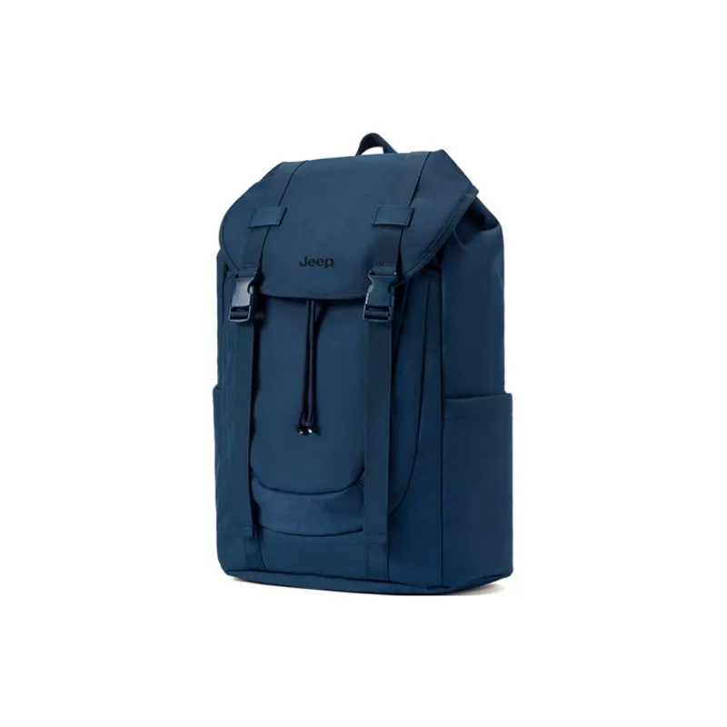 Jeep Fabric Backpack Unisex Preppy Black, Snow, Dark Blue-9