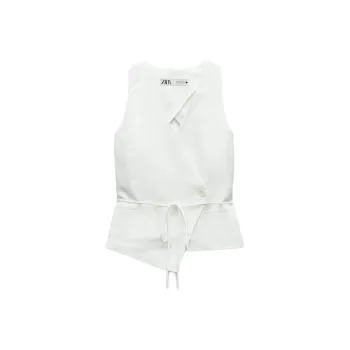 ZARA Tank Tops Women's White