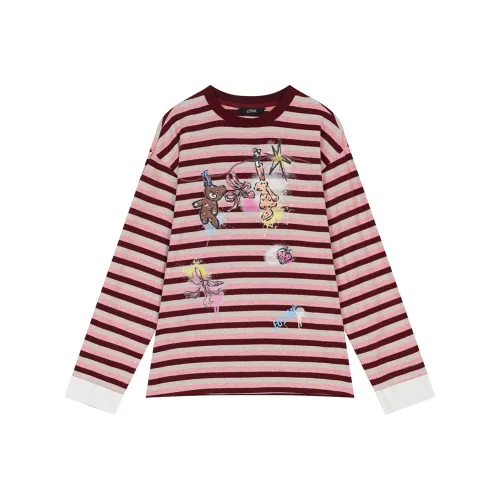 ELF SACK T Shirt Women's Pink Stripes