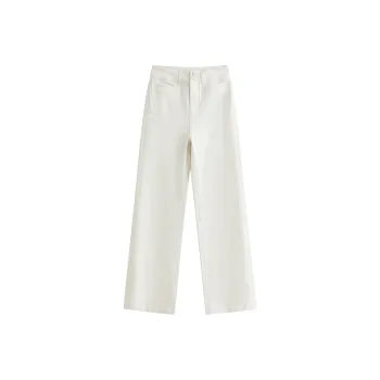 COMBO Casual Pants Unisex Ivory White
