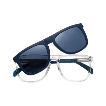 JUICE BABY TR/Memory Plastic Metal Square Sunglass Myopia Frame Unisex