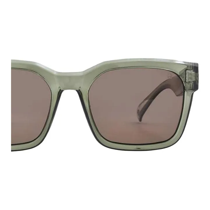 SPY Polycarbonate Square Sunglasses Women's Transparent-2