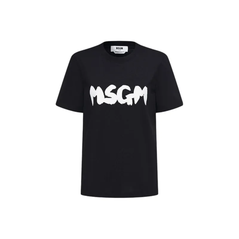MSGM T Shirts Women's Black-0