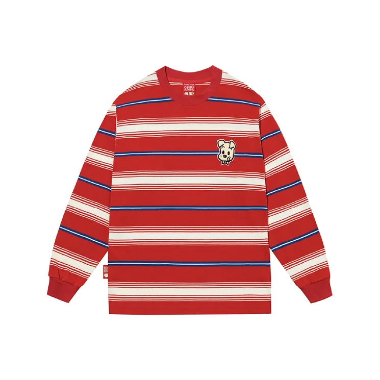 Checkitout x YUANTIANZHI,LIANMINGKUAN Regular T Shirt Unisex Red/White/Blue-0