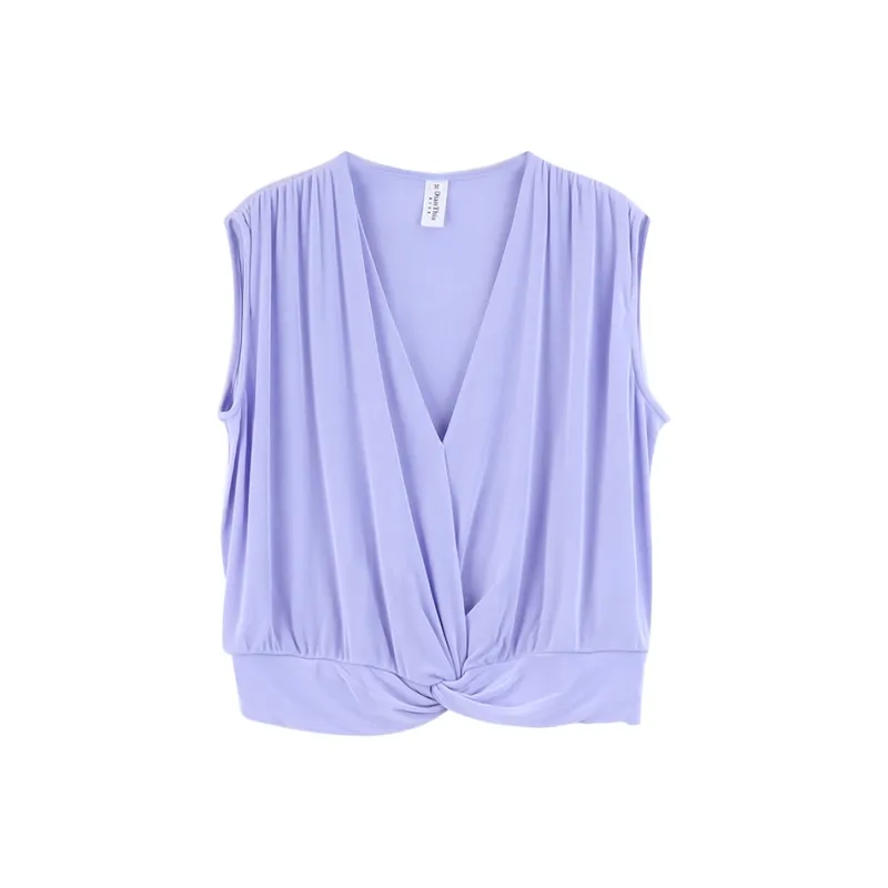 DianThia Tank Tops Women's Light Purple-0